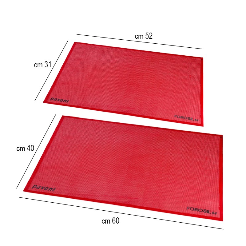 Tappetino in silicone microforato Pavoni  in Stampi in silicone per dolci