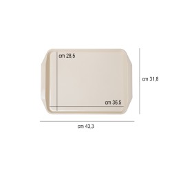 Vassoio fast food Avorio   in Bar