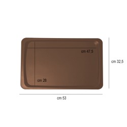 Vassoio mensa gastronorm marrone   in Bar