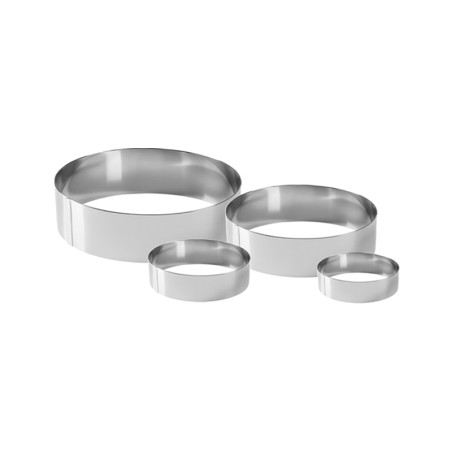Anello acciaio per torte inox 18/10 | Tortiere | Rausa srl