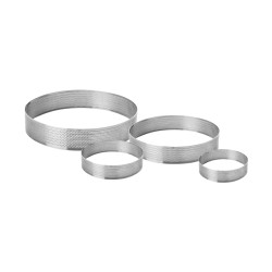 Anello disco tondo micro forato Inox 18/10 | Tortiere | Rausa srl