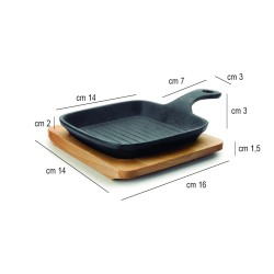 Mini griglia da tavolo   in Porcellane