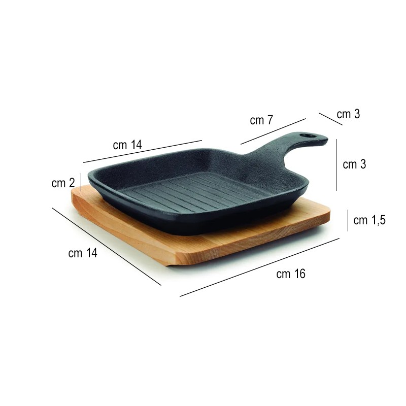 Mini griglia da tavolo   in Porcellane