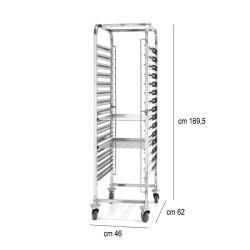 Carrello per teglie 60x40 Hendi  in Cucina