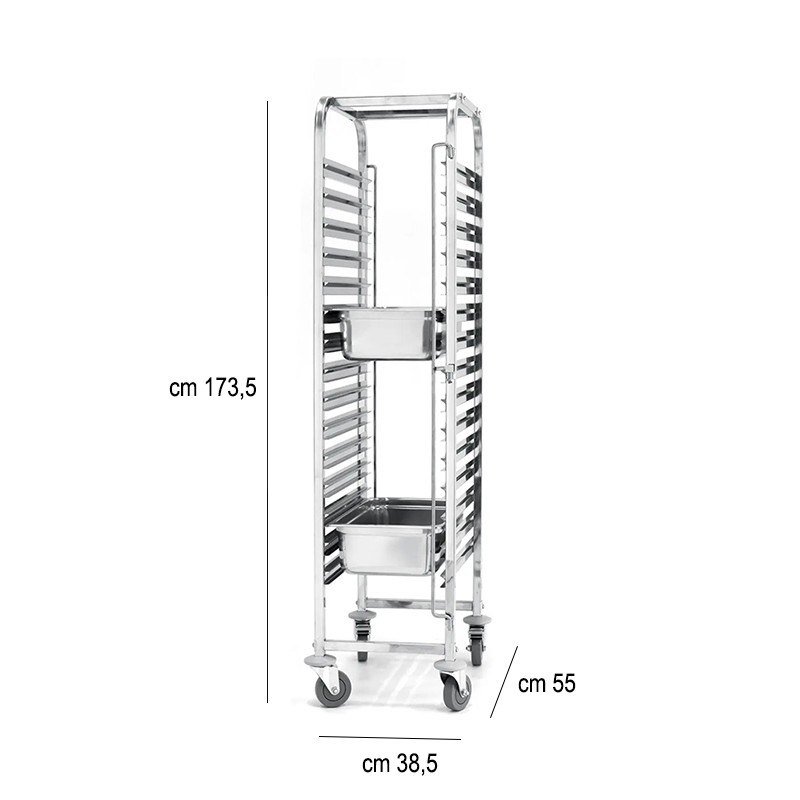 Carrello per teglie gastronorm Hendi  in Cucina