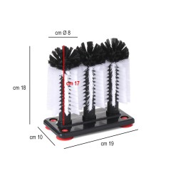 Spazzola lava bicchieri h. 18 Hendi  in Bar