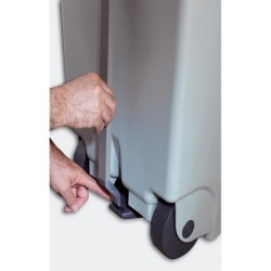 Bidone differenziata pedale coperchio litri 120   in Bidoni indifferenziata