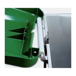 Bidone differenziata pedale coperchio litri 120   in Bidoni indifferenziata