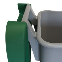 Bidone differenziata coperchio forato litri 110 blu   in Bidoni indifferenziata