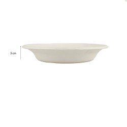 Piatti biodegradabili fondi usa e getta Usobio  in Piatti monouso biodegradabili