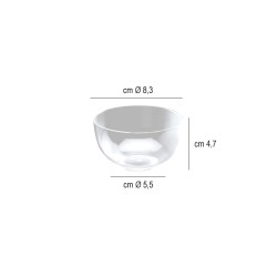 Coppetta finger food tonda trasparente cc 150 Goldplast  in Contenitori finger food