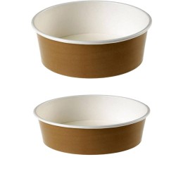 Insalatiera in carta cm 15 | Monouso contenitori alimenti | Rausa srl