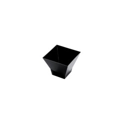 Coppetta finger food quadrata nera cc 90 | Contenitori finger food