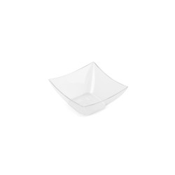 Ciotolina finger food quadrata trasparente cc 90 | Rausa srl