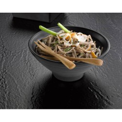 Coppetta tonda conica nera in melamina Leone decorazioni  in Porcellane