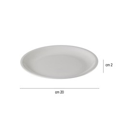 Piatto tondo frutta melamina Leone decorazioni  in Piatti plastica rigida riutilizzabili