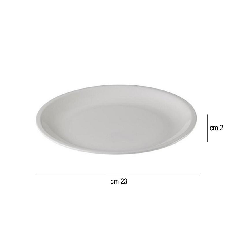 Piatto tondo piano melamina Leone decorazioni  in Piatti plastica rigida riutilizzabili