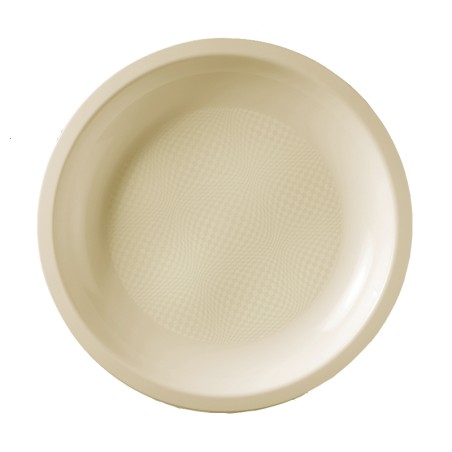 Piatti in plastica piani tondi bianchi | Monouso plastica | Rausa srl