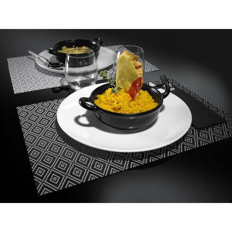 Tovaglietta americana cm. 30 x 45 bianco Leone decorazioni  in Tovagliette ristorazione