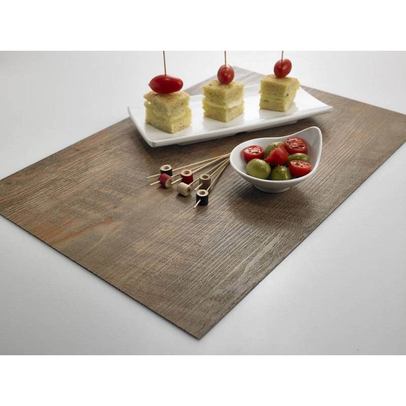 Tovaglietta americana effetto legno naturale cm. 30 x 45 Leone decorazioni  in Tovagliette ristorazione