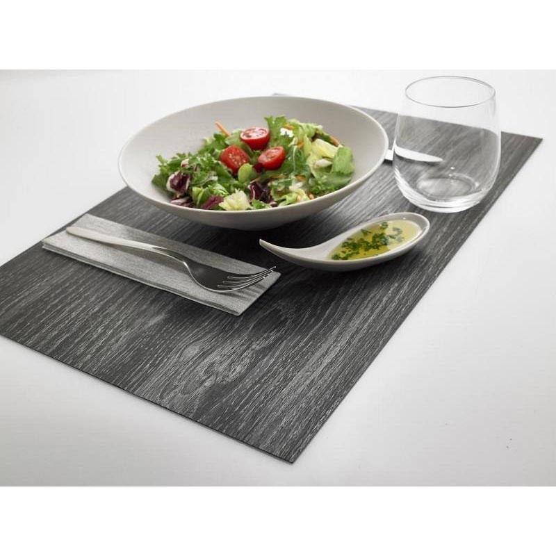 Tovaglietta americana effetto legno nero cm. 30 x 45 Leone decorazioni  in Tovagliette ristorazione