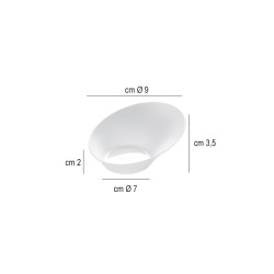Coppetta finger food bianca sodo cc 50 Goldplast  in Contenitori finger food