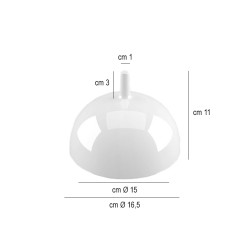 Cloche piatto porcellana gourmet cm 29   in Porcellane