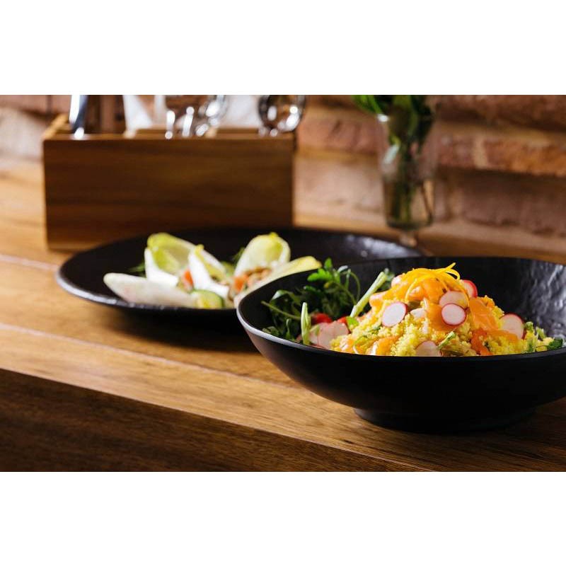 Vassoio fondo melamina effetto ardesia Leone decorazioni  in Porcellane