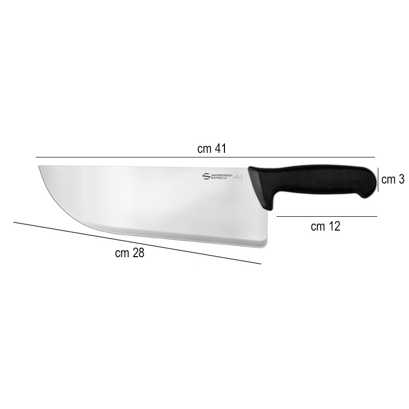 Coltello professionale mezzocolpo cm 28 Ambrogio Sanelli coltelli  in Coltelli da cucina professionali