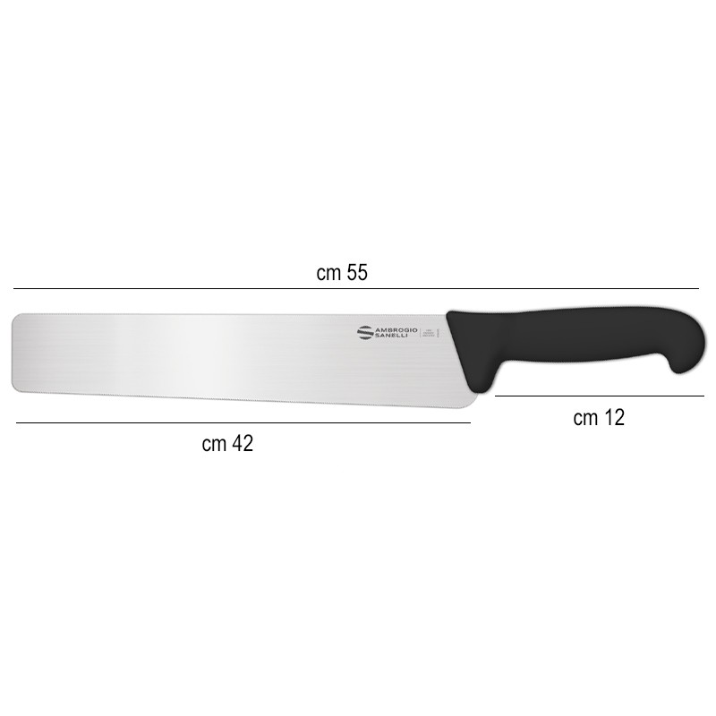 Coltello professionale per formaggio punta quadra cm 42 Ambrogio Sanelli coltelli  in Coltelli da cucina professionali