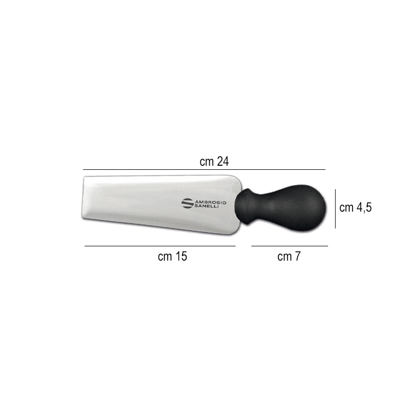 Coltello professionale per formaggio punta quadra cm 15 Ambrogio Sanelli coltelli  in Coltelli da cucina professionali