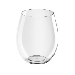 Bicchiere tritan trasparente cc. 390 | Bicchiere riutilizzabile | Rausa