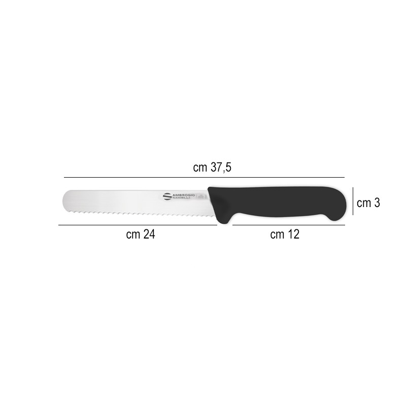 Coltello professionale panettiere cm 24 Ambrogio Sanelli coltelli  in Coltelli da cucina professionali
