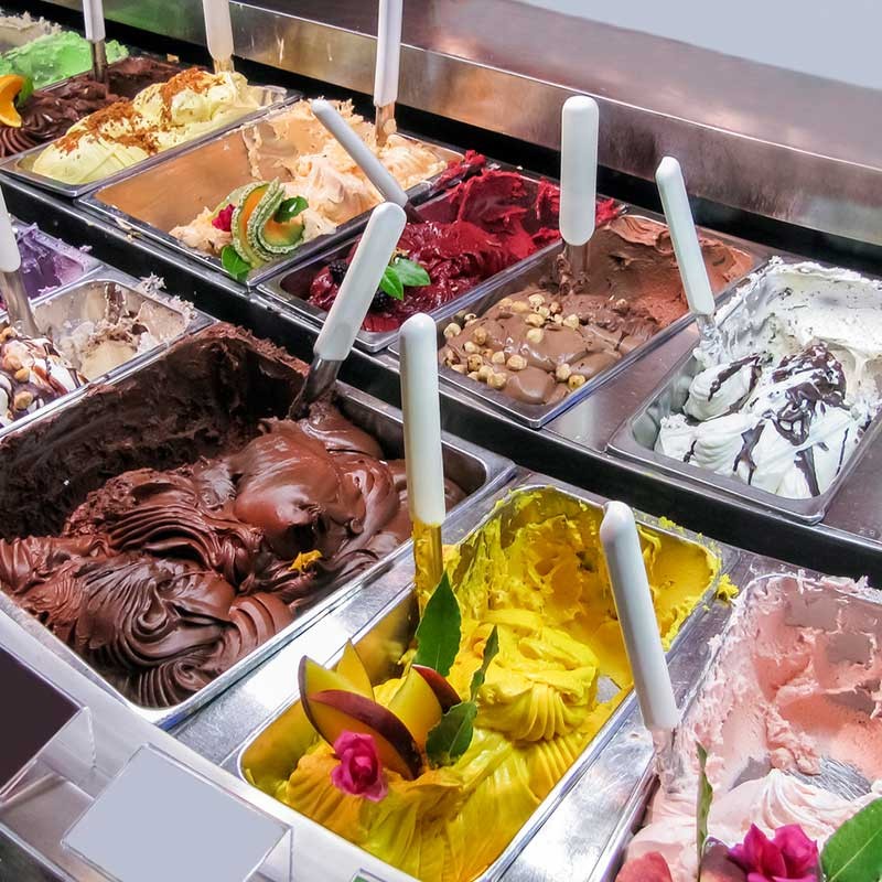 Vaschette gelato acciaio inox cm 36 x 16,5 Piazza Effepi  in Cucina