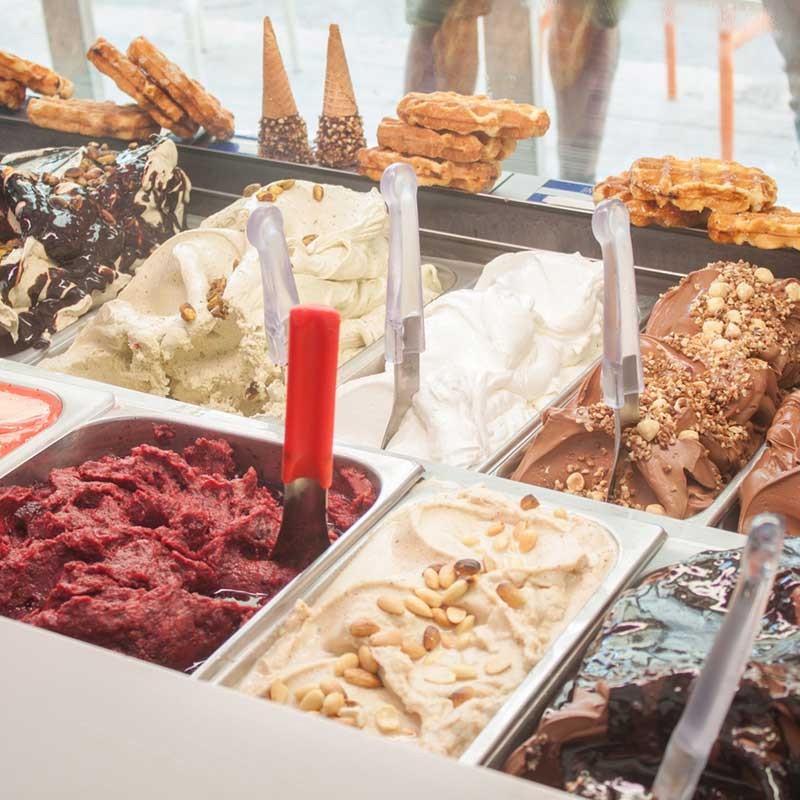 Vaschette gelato acciaio inox cm 36 x 16,5 Piazza Effepi  in Cucina