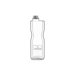 Bottiglia vetro per succhi con tappo a vite litri 1 | Brocche e caraffe