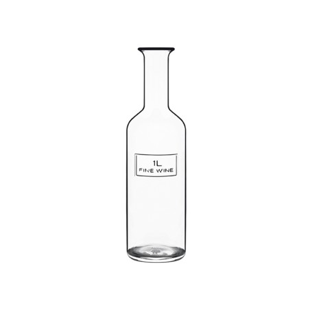Bottiglia di vetro per vino litri 1 | Brocche e caraffe | Rausa srl