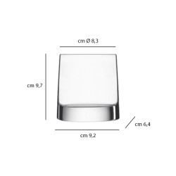 Bicchiere vetro ovale veronese cl. 34,5 Bormioli Luigi  in Bicchieri