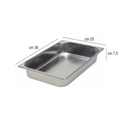 Vaschette gelato acciaio inox cm 36 x 25 Piazza Effepi  in Cucina