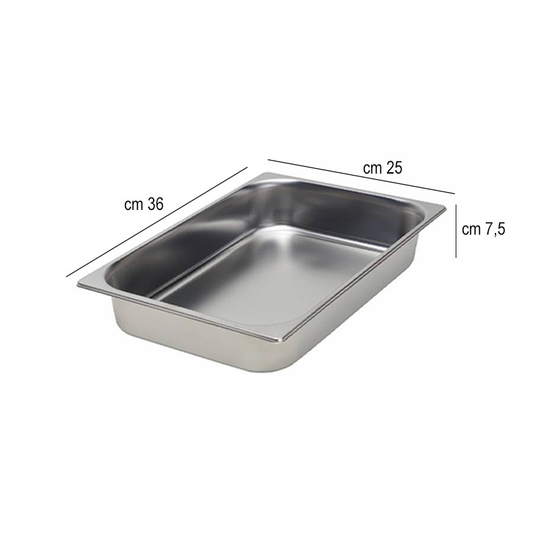Vaschette gelato acciaio inox cm 36 x 25 Piazza Effepi  in Cucina