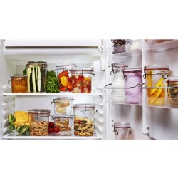 Barattolo vetro lock eat con gancio e tappo ermetico cl 8 Bormioli Luigi  in Buffet