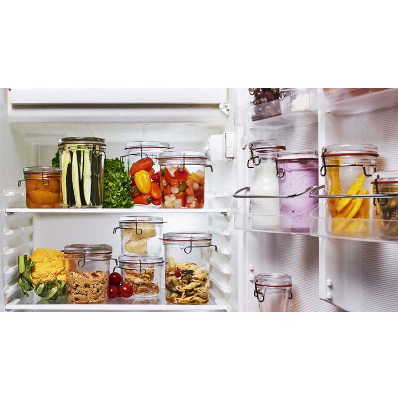 Barattolo vetro lock eat con gancio e tappo ermetico cl 12,5 Bormioli Luigi  in Buffet