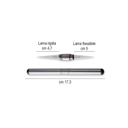 Stiletto thailandese con doppia lama per decorazione frutta e verdura Ambrogio Sanelli coltelli  in Coltelli da cucina professionali