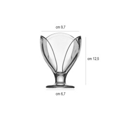 Coppa per gelato iceville in vetro cl. 25 Pasabahce  in Coppe per gelato