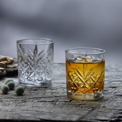 Bicchiere vetro decorato timeless cl 20,5 Pasabahce  in Linee