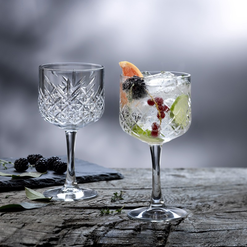 Calice vetro decorato timeless cl 50 Pasabahce  in Linee