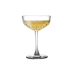 Coppa champagne vetro decorato timeless cl 25 Pasabahce  in Linee