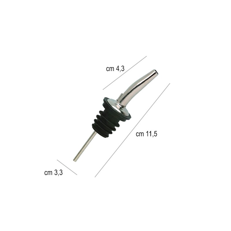 Tappo versatore metal pour Piazza Effepi  in Pourer e speed bottle