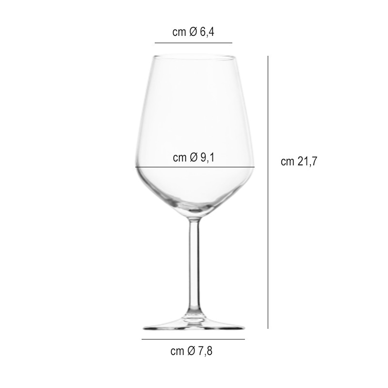 Calice vetro allegra cl 49 Pasabahce  in Bicchieri