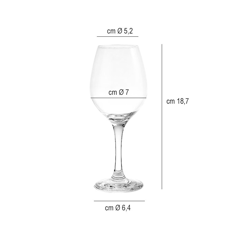 Calice vetro amber cl 29,5 Pasabahce  in Bicchieri